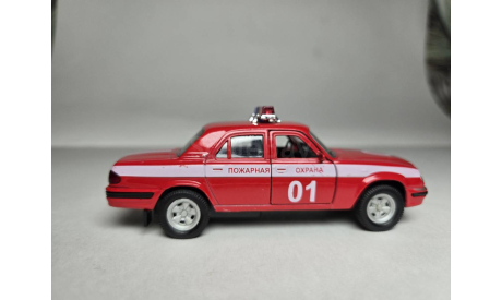 ГАЗ 31105 Волга пожарная, масштабная модель, scale43