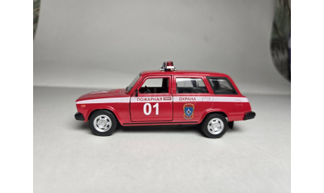 ВАЗ 2104 пожарная, масштабная модель, scale35