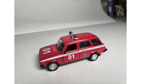 ВАЗ 2104 пожарная, масштабная модель, scale35