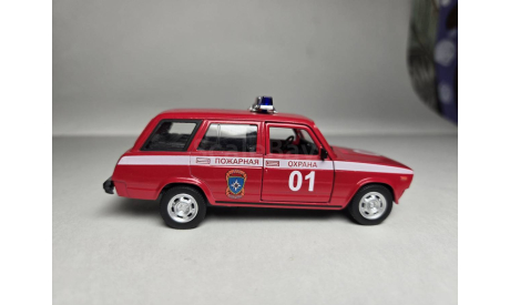 ВАЗ 2104 пожарная, масштабная модель, scale35