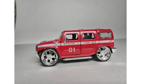 Hummer пожарный, масштабная модель, scale43
