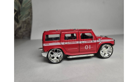 Hummer пожарный, масштабная модель, scale43