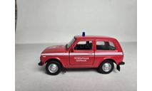 Лада Нива пожарная, масштабная модель, scale35