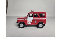 УАЗ-31514 пожарный Welly, масштабная модель, scale35