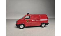 Volkswagen T4 Van пожарный, масштабная модель, Welly, scale43