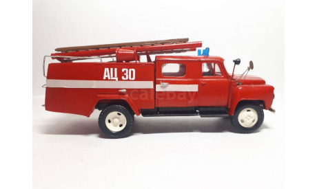 АЦ-30 на базе ГАЗ 53А с рубля!!!, масштабная модель, scale43