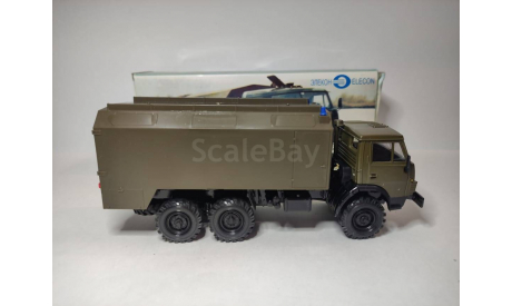 КамАЗ 4310 Кунг хаки, масштабная модель, Элекон, scale43