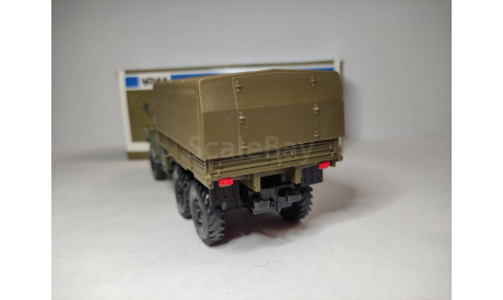 Урал 4320 бортовой хаки, масштабная модель, Элекон, scale43