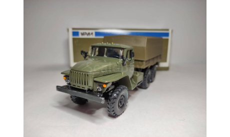 Урал 4320 бортовой хаки, масштабная модель, Элекон, scale43