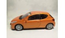 Peugeot 207, масштабная модель, Welly, scale43