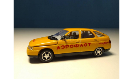 ВАЗ 2112 Аэрофлот, масштабная модель, Агат/Моссар/Тантал, 1:43, 1/43