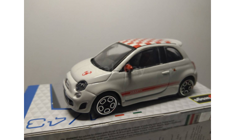 Abarth 500, масштабная модель, Burago, scale43