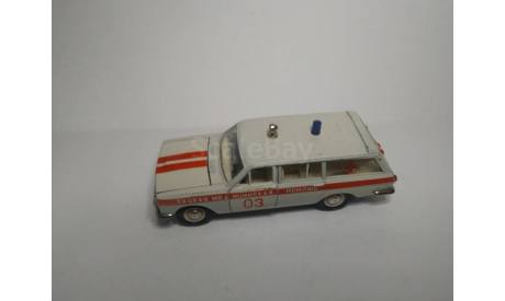 ГАЗ 24-02 Волга скорая помощь, масштабная модель, Агат/Моссар/Тантал, scale43