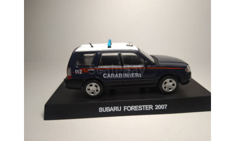 Subaru Forester 2007 Carabinieri, масштабная модель, DeAgostini, scale43