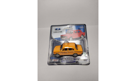Лада 2106 такси, масштабная модель, Autotime Collection, scale64, ВАЗ