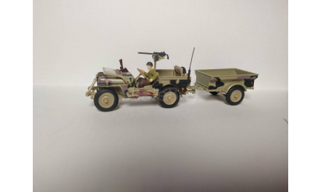 Jeep Wyllis, масштабная модель, Bauer/Cararama/Hongwell, scale43