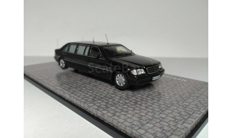 Mercedes-Benz S500 Pullman Guard с рубля!!!, масштабная модель, DiP Models, scale43