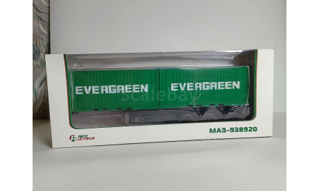 Полуприцеп МАЗ-938920 Evergreen, масштабная модель, Автоистория (АИСТ), scale43