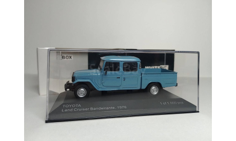 Toyota Land Cruiser Bandeirante, масштабная модель, WhiteBox, scale43