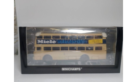 Bussing D2U Doppeldecker 1958 Miele, масштабная модель, Minichamps, scale43