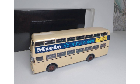 Bussing D2U Doppeldecker 1958 Miele, масштабная модель, Minichamps, scale43