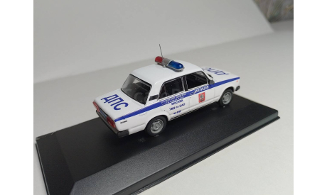 ВАЗ 2105 ДПС милиция, масштабная модель, Студия Офицер, scale43