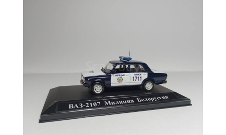 ВАЗ 2107 милиция Белоруссии, масштабная модель, Студия Офицер, scale43