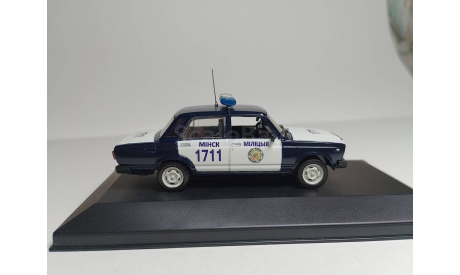 ВАЗ 2107 милиция Белоруссии, масштабная модель, Студия Офицер, scale43