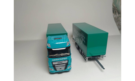 DAF XF 2017 Camion Remorque, масштабная модель, Eligor, scale43