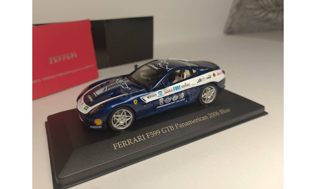 Ferrari F599 GTB Pan-American 2006 Blue, масштабная модель, IXO Ferrari (серии FER, SF), scale43
