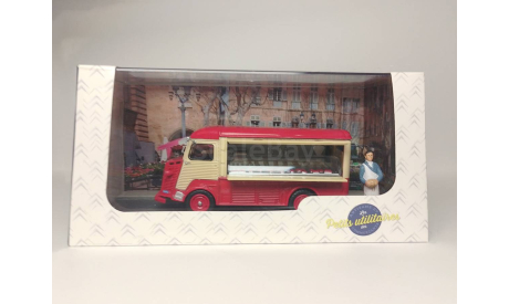 Le fourgon Citroen type H boucher-charcutier, масштабная модель, Atlas, scale43, Citroën