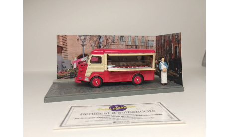 Le fourgon Citroen type H boucher-charcutier, масштабная модель, Atlas, scale43, Citroën