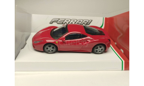 Ferrari 488 GTB, масштабная модель, BBurago, scale43