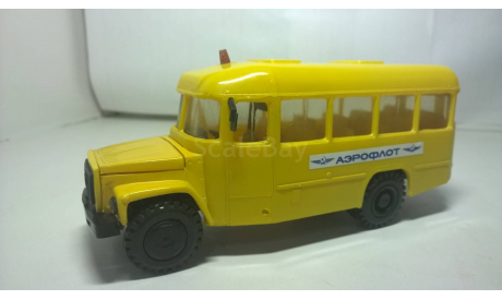 КАВЗ 3270 автобус аэрофлот с рубля!!!, масштабная модель, 1:43, 1/43