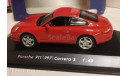 Porsche 911 (997) Carrera S, red, масштабная модель, PotatoCar (Expresso Auto), 1:43, 1/43