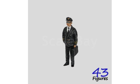 e335 пилот гражданской авиации фигурка 1/43 43figures, фигурка, 1:43