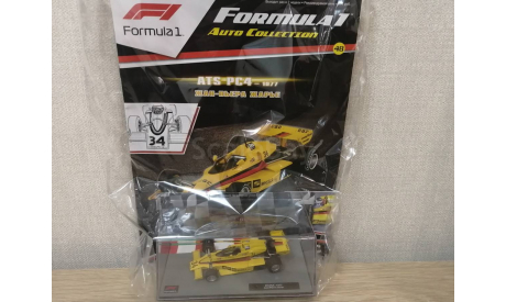 Formula 1 Auto Collection 48 ATS-PC4 - 1977 Жан-Пьера Жарье, журнальная серия масштабных моделей, Penske, Centauria, 1:43, 1/43