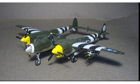 Модель P-38 Lightning, масштабные модели авиации, Hobby Boss, 1:48, 1/48