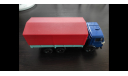 Камаз-5320 тент синий/красный из коллекции С002, масштабная модель, scale0