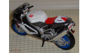 Мотоцикл APRILIA   RSV (бел-чер-кр) 1:18, масштабная модель мотоцикла, scale0
