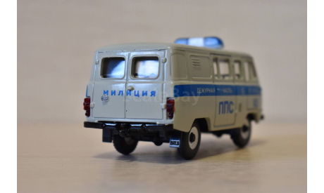 Модель УАЗ 452В (3741) ппс Милиция (Агат Тантал), масштабная модель, Агат/Моссар/Тантал, scale43