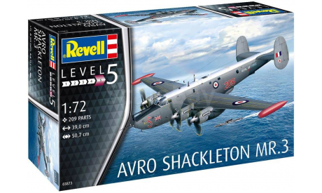 Сборная модель 1/72 Avro Shackleton MR3 Revell, сборные модели авиации, Revell (модели), scale72