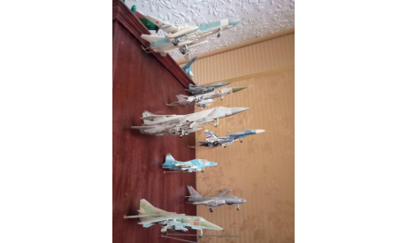 Лот моделей самолетов и вертолетов, сборные модели авиации, scale0