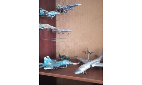 Лот моделей самолетов и вертолетов, сборные модели авиации, scale0