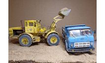 Диорама погрузчик к 700, масштабная модель трактора, Hachette, scale43
