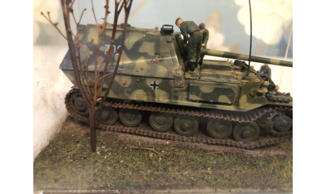 Диорама, Sd.Kfz.184 «Фердинанд», бортовой № 702, 1943 год., масштабные модели бронетехники, Ferdinand, Dragon, scale72