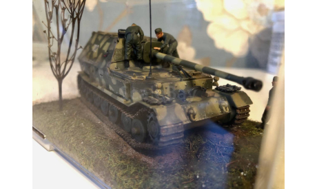 Диорама, Sd.Kfz.184 «Фердинанд», бортовой № 702, 1943 год., масштабные модели бронетехники, Ferdinand, Dragon, scale72