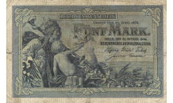 Германская Империя, 5 марок, 1904 г.