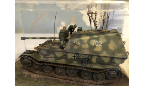 Диорама, Sd.Kfz.184 «Фердинанд», бортовой № 702, 1943 год., масштабные модели бронетехники, Ferdinand, Dragon, scale72