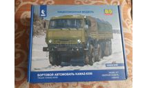 Сборная модель бортовой автомобиль  КАМАZ-6350, сборная модель автомобиля, AVD Models, scale43, КамАЗ